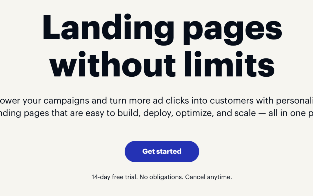 كيفية إنشاء صفحة هبوط Landing Page